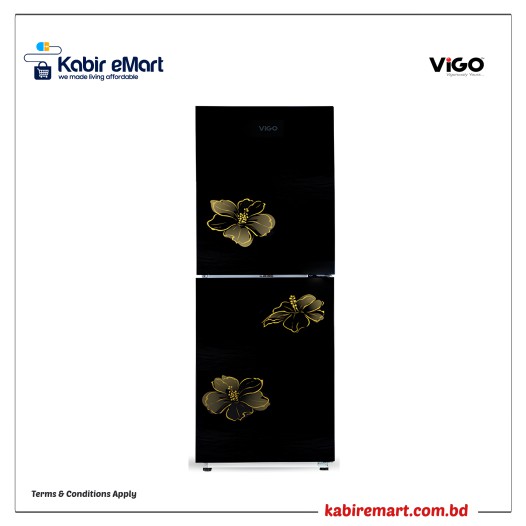 GD Refrigerator RE-262L Mirror Lotus FL-TM Vigo Refrigerator