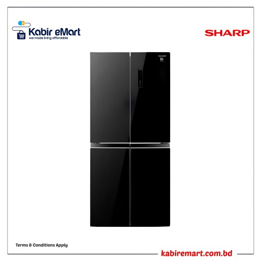 Sharp SJ-EFD589X-BK 473 Liters 4-Door Inverter Refrigerator