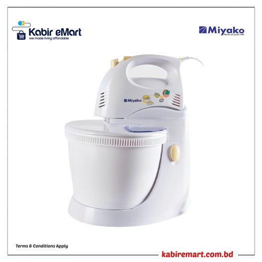 Miyako SM-625 Electric Beater or Stand Mixer Machine with Bowl