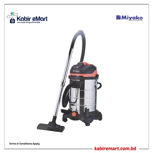 Miyako Wet/Dry/Blower Vacuum Cleaner, MVC-1630L