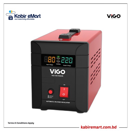 Automatic Voltage Stabilizer -1000VA Vigo Automatic Voltage Stabilizer