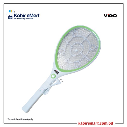 Mosquito Killing Bat With LED Light (2 in 1) Vigo Mosquito Killing Bat