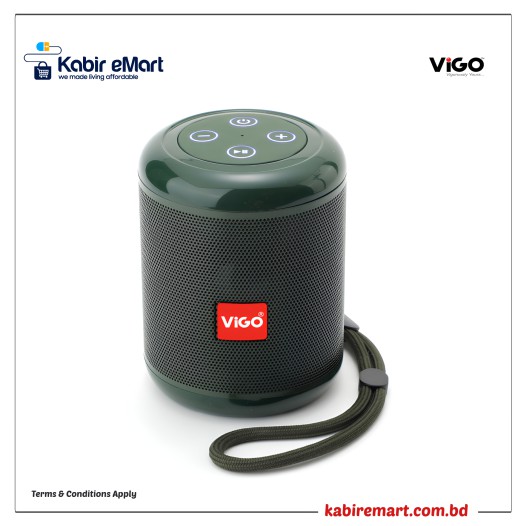 Bluetooth Speaker-01-Gray Vigo Bluetooth Speaker