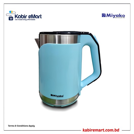 Miyako MJK-18T 1.8L Electric Kettle-Blue