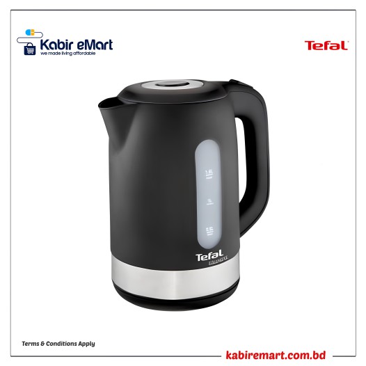 Tefal (1.5 Ltr.) KO330842 Equinoxe Black Electric Kettle 2400W