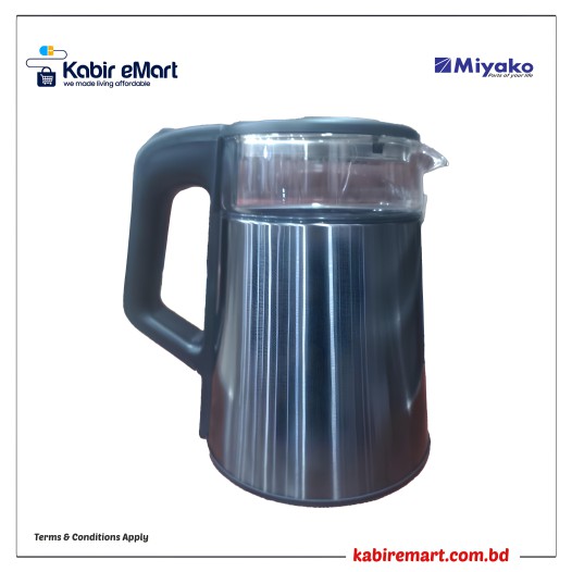 Miyako 1.8L 1500W Cordless Electric Kettle (MJK-18GLS)