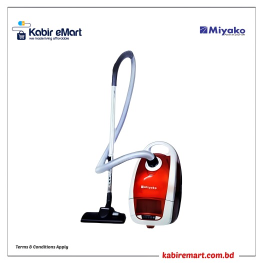 Miyako 1800W Vacuum Cleaner (MVC-5001) - Red