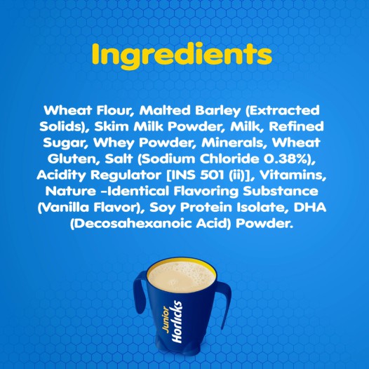 Junior Horlicks Health and Nutrition Drink Stage-1 Jar 500g (Powder Drink)