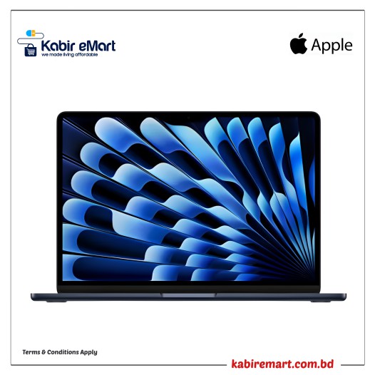Apple MacBook Air 13 inch M3 Chip (2024) Liquid Retina Display 16GB RAM 512GB SSD Midnight