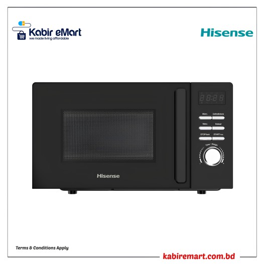 Hisense H20M0BS5H 20L Solo MWO with LED Display & Grey Cavity