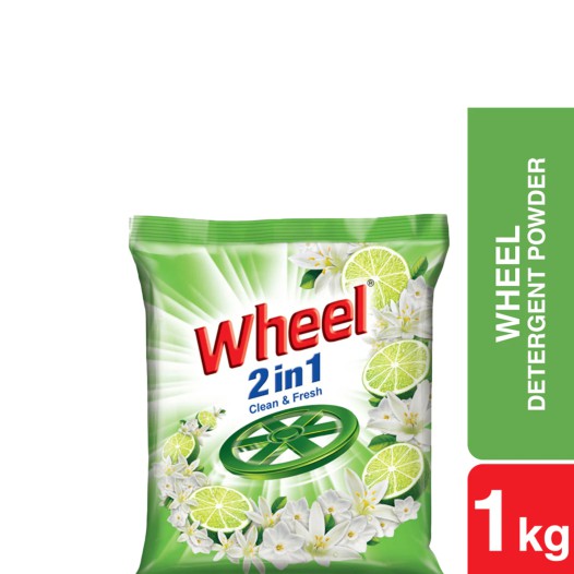 Wheel Washing Powder 2in1 Clean & Fresh 1Kg