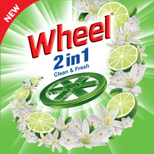 Wheel Washing Powder 2in1 Clean & Fresh 1Kg
