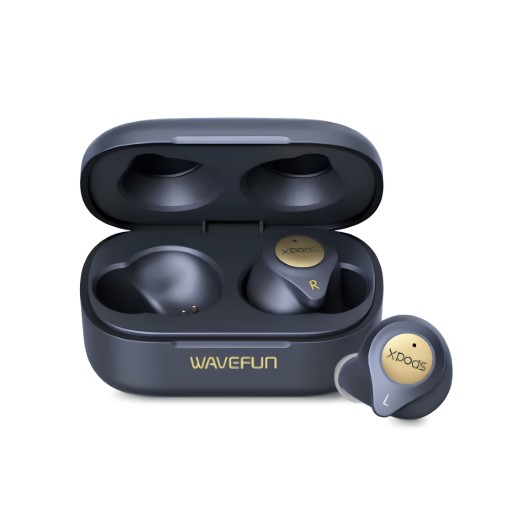 Wavefun XPods 3T Bluetooth Dual Earbuds - Black