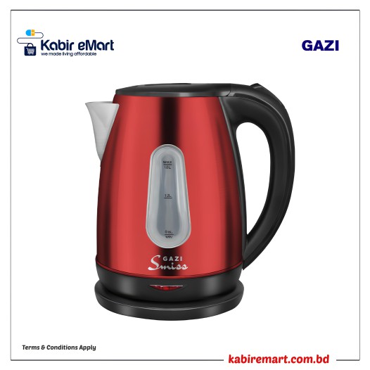 Gazi Smiss Electric Kettle - GB-S1811-R