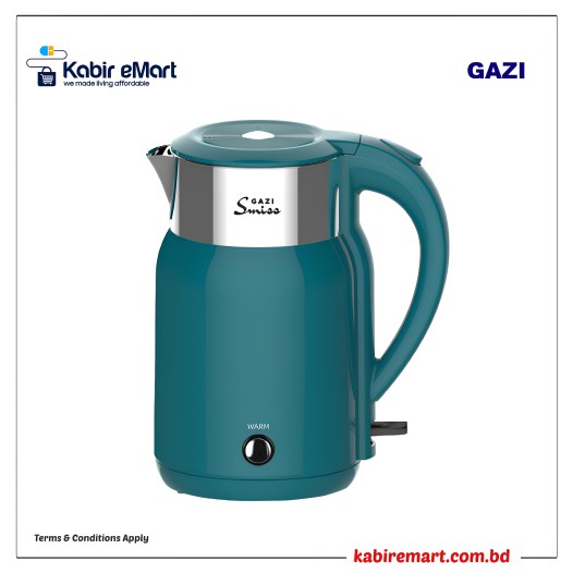 Gazi Smiss Electric Kettle - GB-PW-1826-O