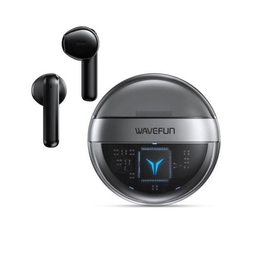 product image0 product image1 Wavefun T200 TWS Wireless Earbuds - Black