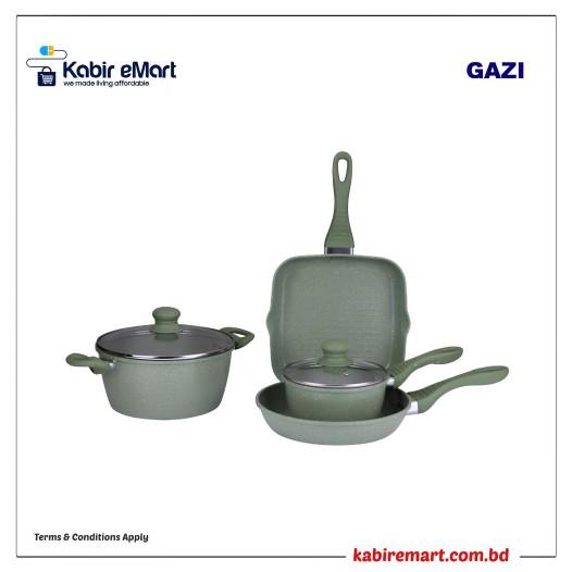 Gazi Non-Stick Cookware Set - SF 2203-6C