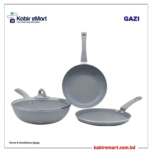 Gazi Non-Stick Cookware Set - FE 2205-4C