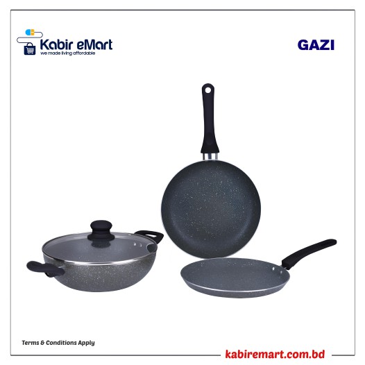 Gazi Non-Stick Cookware Set - FE 2201-4C
