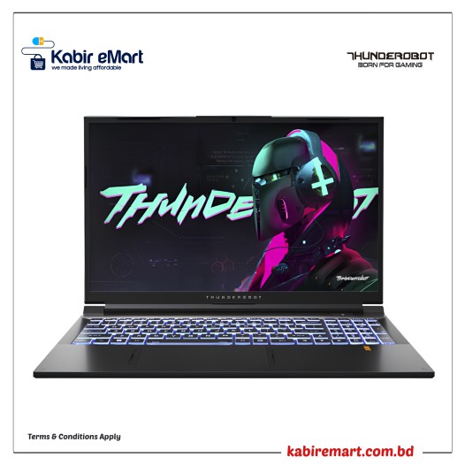 THUNDEROBOT 911MT 15.6INCH FHD IPS 144HZ DISPLAY CORE I5 12TH GEN 16GB RAM 512GB SSD GAMING LAPTOP WITH RTX 3060 6GB GRAPHICS