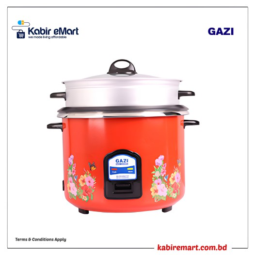 Gazi FRC-2.8L-2P Red Print - Rice Cooker