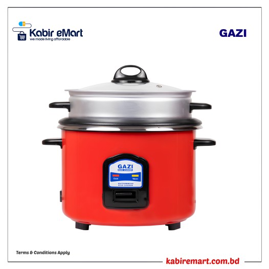 Gazi FRC 2.8L-2P Red - Rice Cooker