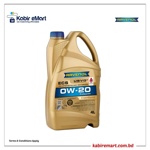 RAVENOL ECS 0W-20 SYNTHETIC 4L  In Sto