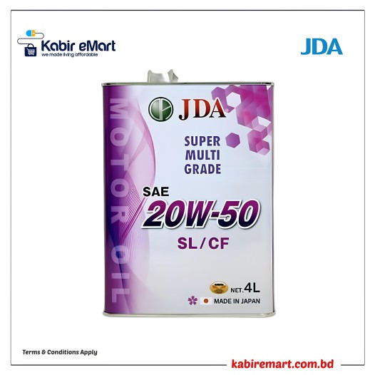 JDA 20W-50 Advance Mineral Motor Oil 4L
