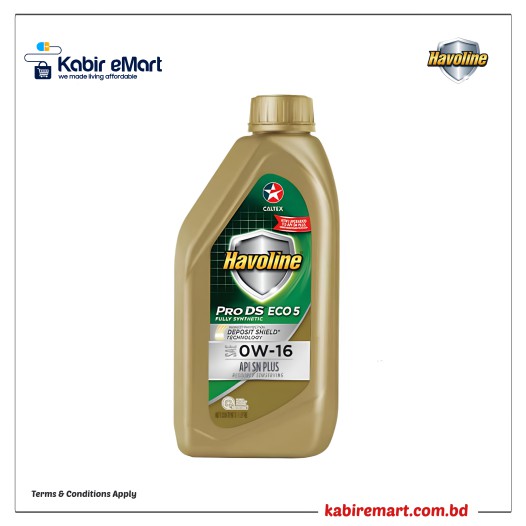 Havoline Pro Ds Eco 0w-16 Full Synthetic 1L