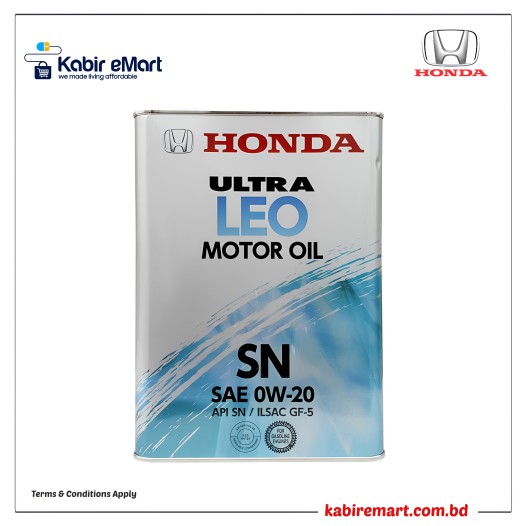 HONDA Ultra Fully-Syn Leo 0W-20 4L