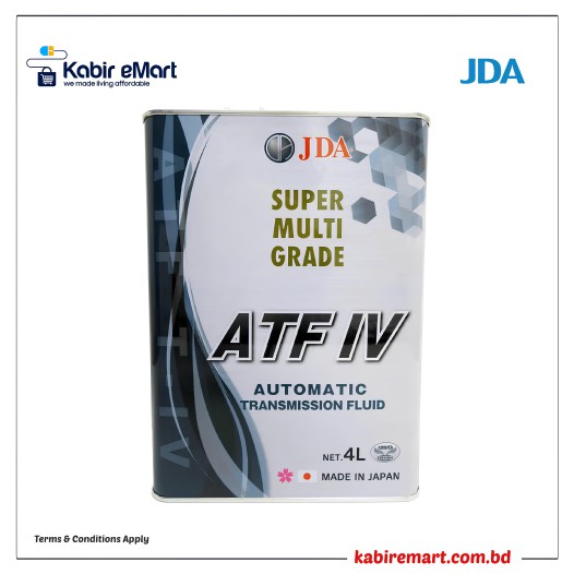 JDA ATF IV Fully Synthetic Transmission Oil 4L