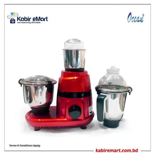 Ocean Blender (3 In 1) 750w Red – OMGV22R