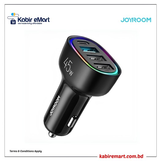 Joyroom JR-CL09 45W 4-port Car Charger