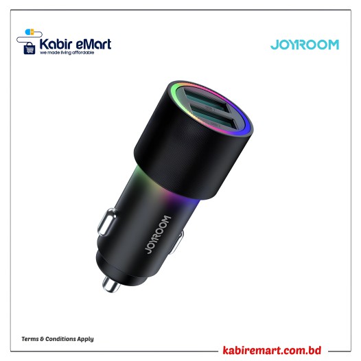Joyroom JR-CL10 4.8A Dual USB Car Charger