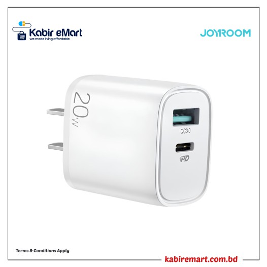 Joyroom L-QP205 20W Dual Ports Fast Wall Charger