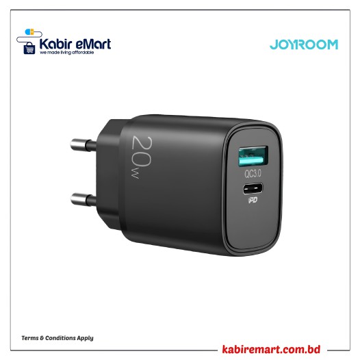 Joyroom 20W dual ports fast wall charger EU (L-QP2011)