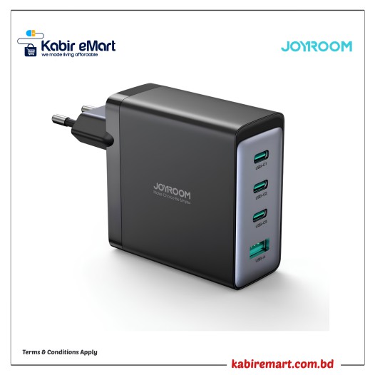 JOYROOM JR-TCG04EU 100W Fast Charger (C To C 1.2m Cable Included)