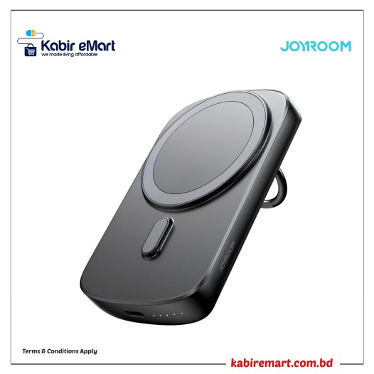 Joyroom JR-W030 20W 6000mAh Magnetic Wireless Power Bank with Ring Holder