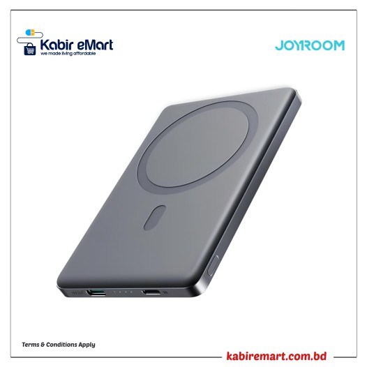JOYROOM JR-PBM08Pro 20W Metal Magnetic Wireless Power Bank 10000mAh