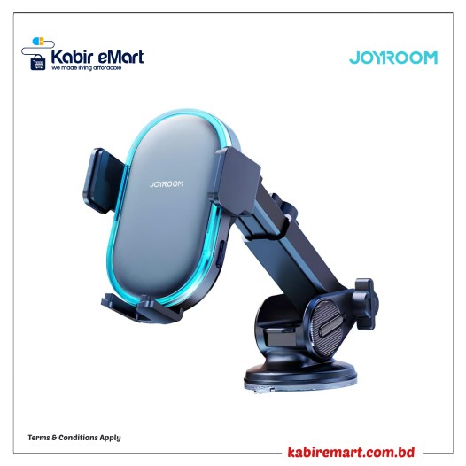Joyroom JR-ZS299 Dual-Coil Wireless Car Charger Holder with LED
