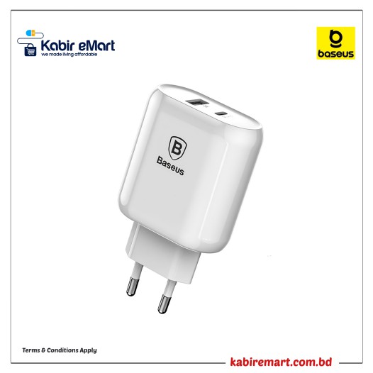 Baseus 32W Dual Ports PD Quick Charging Adapter