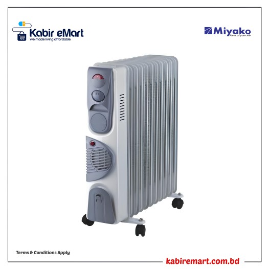Miyako Oil Filled Room Heater 13 Fins