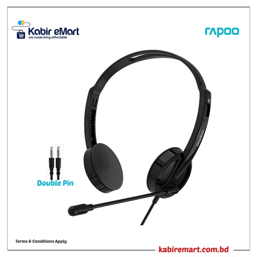 Rapoo H102 Wired Stereo Headphone