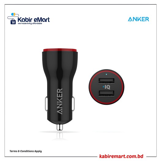 Anker PowerDrive 2 24W 2-Port Car Charger