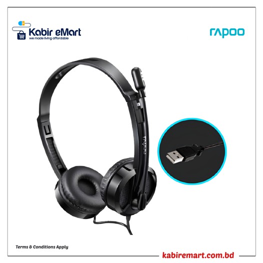 Rapoo H120 USB Wired Headphone