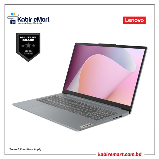 Lenovo IdeaPad Slim 3 Ryzen 5 7520U 14" FHD Laptop FingerPrint 16GB DDR5 RAM 512GB SSD with 2 Years Warranty