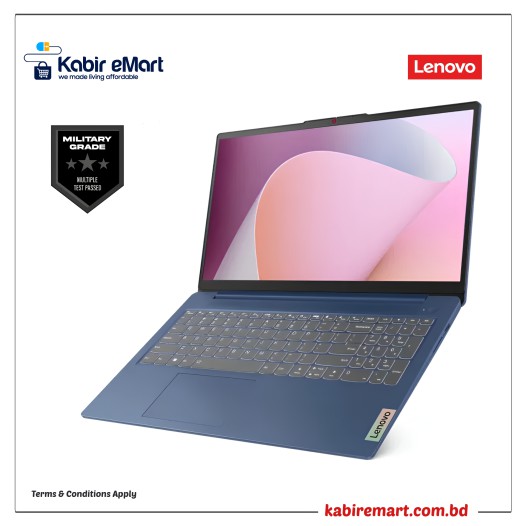 Lenovo IdeaPad Slim 3 Ryzen 5 7520U 14" FHD Laptop FingerPrint 16GB DDR5 RAM 512GB SSD Abyss Blue with 2 Years Warranty