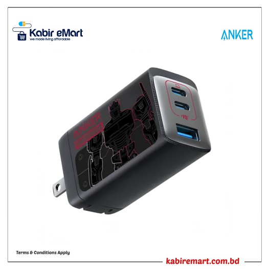 Anker A2668 735 Transformers Gan Prime 65W Charger Adapter