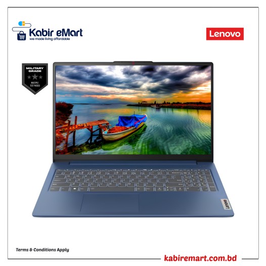 Lenovo IdeaPad Slim 3i 15IRU8 Core i3 13th Gen 512GB SSD Abyss Blue 15.6" FHD Military Grade Laptop