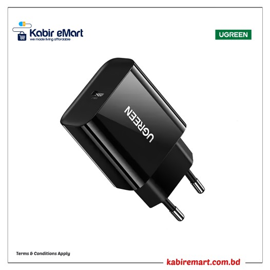 Ugreen CD137 QC3.0 PD USB Type-C 20W Wall Charger Adapter #10191